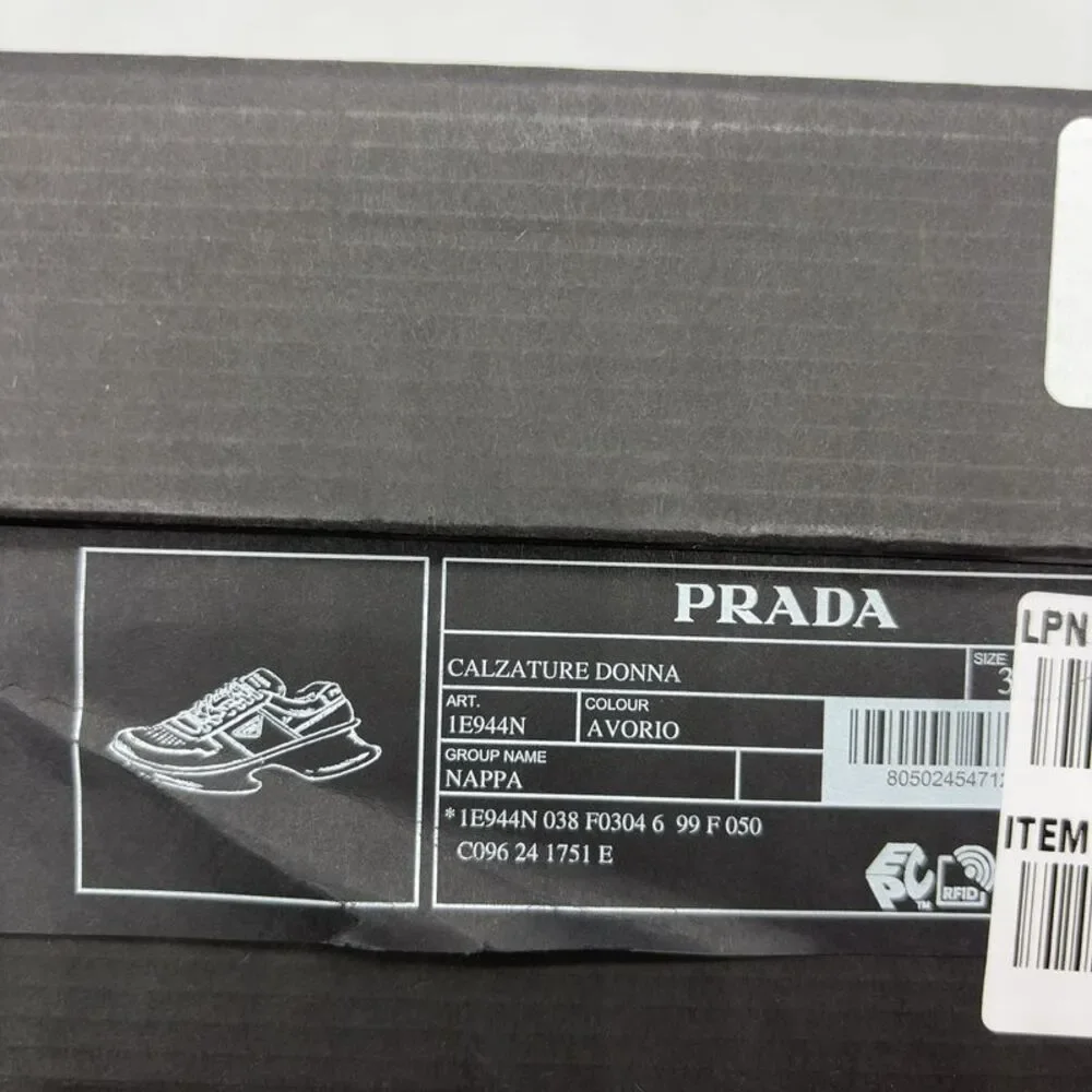 PRADA Leather Sneakers in Multicolor